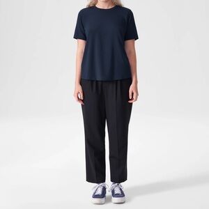 Universal Standard Navy Short Sleeve Tee